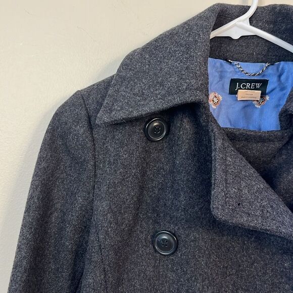 J. Crew Double Breasted Wool Coat - Picture 3 of 8